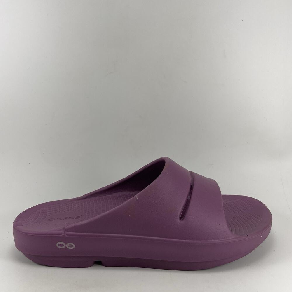 Oofos OOriginal Recovery Sandals Womens 11 Purple Slide Shoes EU 42 Comfort
